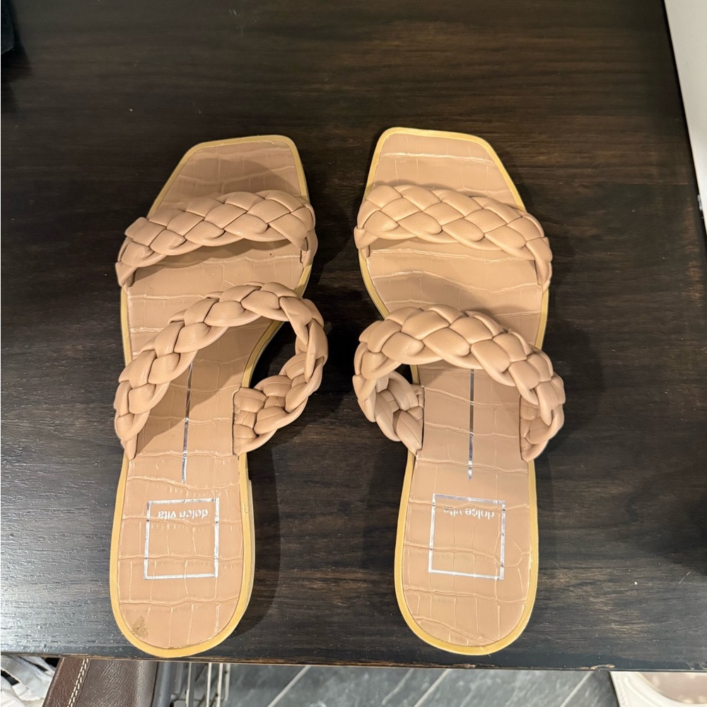 DOLCE VITA - Braided Tan Sandals